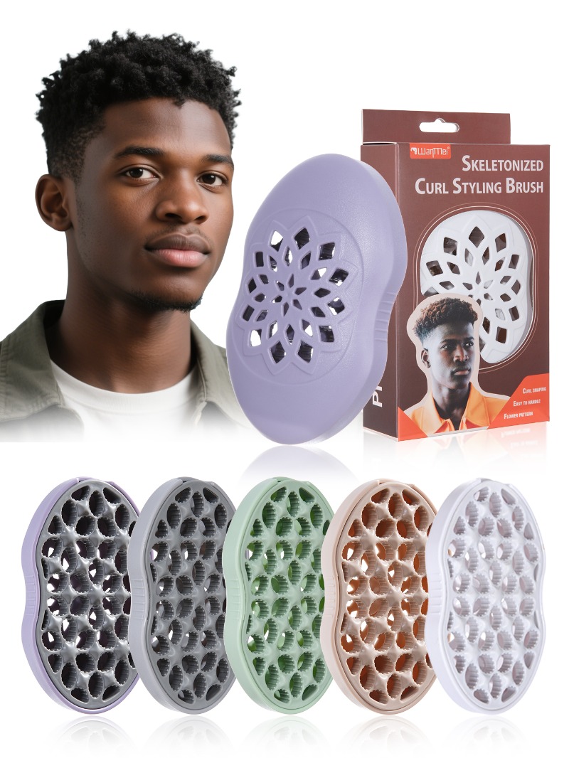 Afro Pick Comb - 1 Uds. Cepillo giratorio de pelo