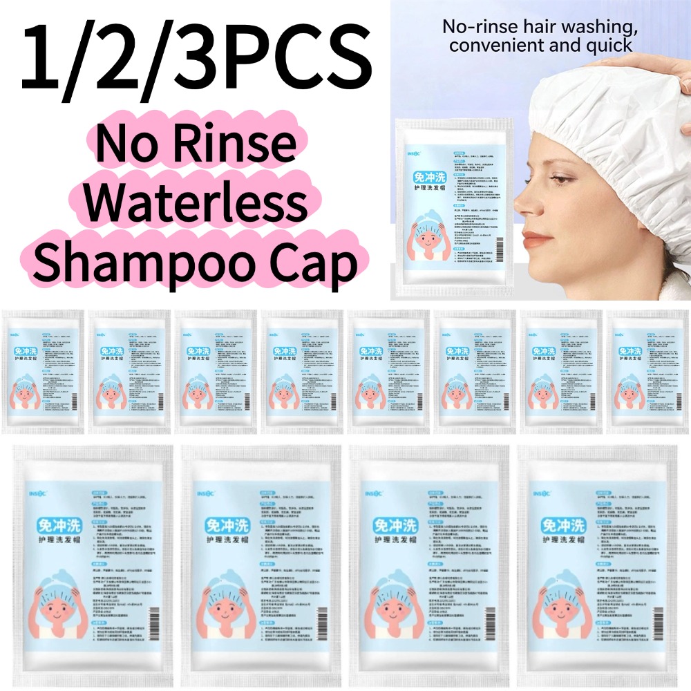 Hair Care Salon - Gorro de Champú sin Enjuague, Desechable,