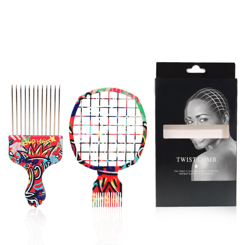 Juego de 2 peines profesionale - Afro Pick Comb reseña y precio