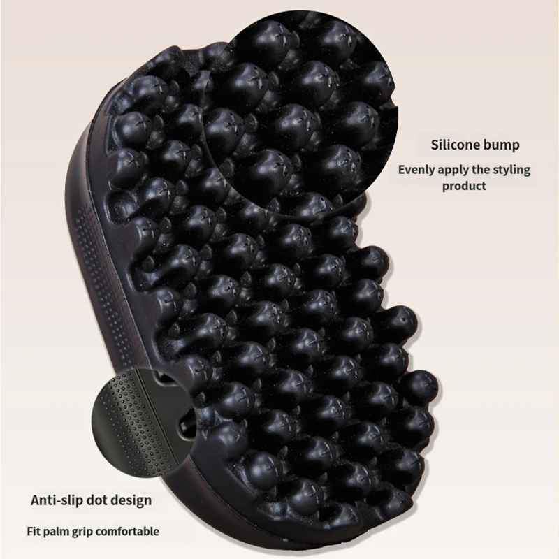 Cepillo de silicona mágico par - Afro Pick Comb reseña y precio